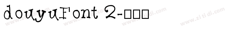 douyuFont 2字体转换